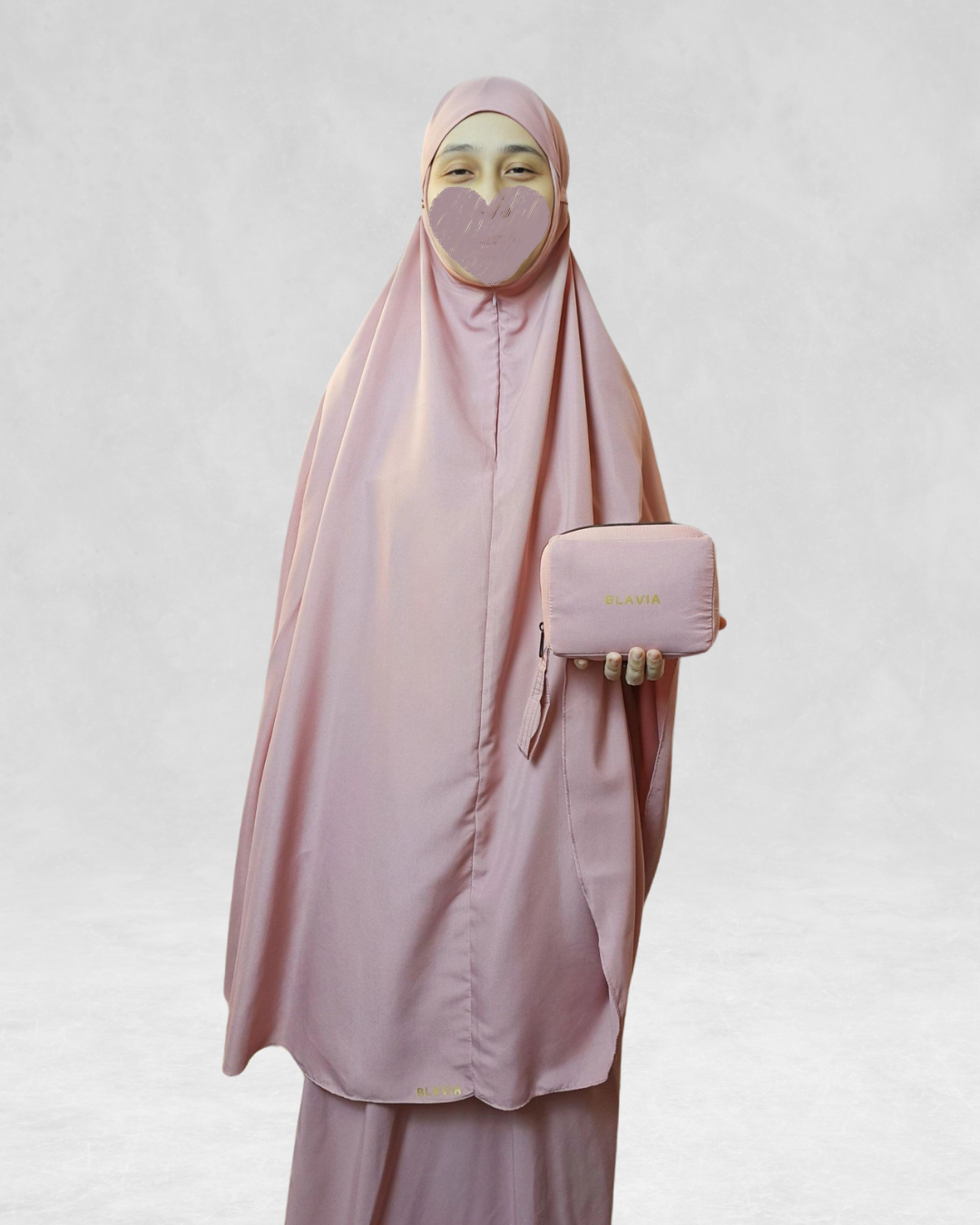 ZIPPER PRAYER GARMENT WITH MINI BAG