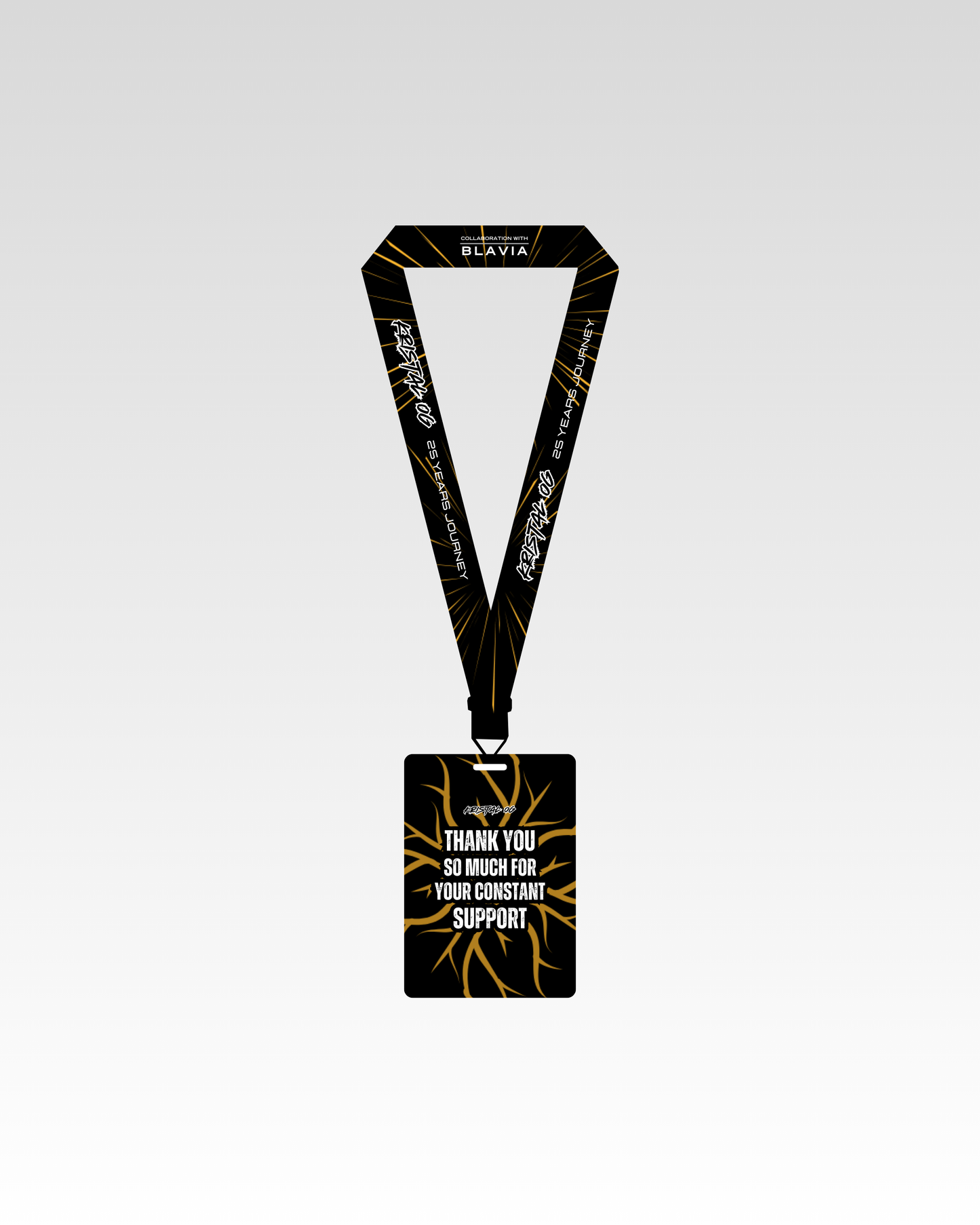 OFFICIAL LANYARD & CARD KRISTAL OG CONCERT