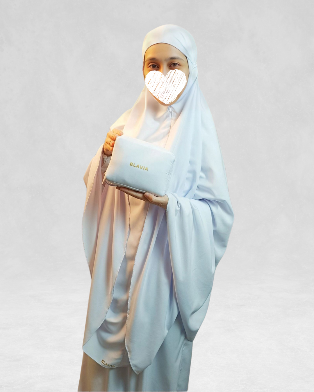 ZIPPER PRAYER GARMENT WITH MINI BAG