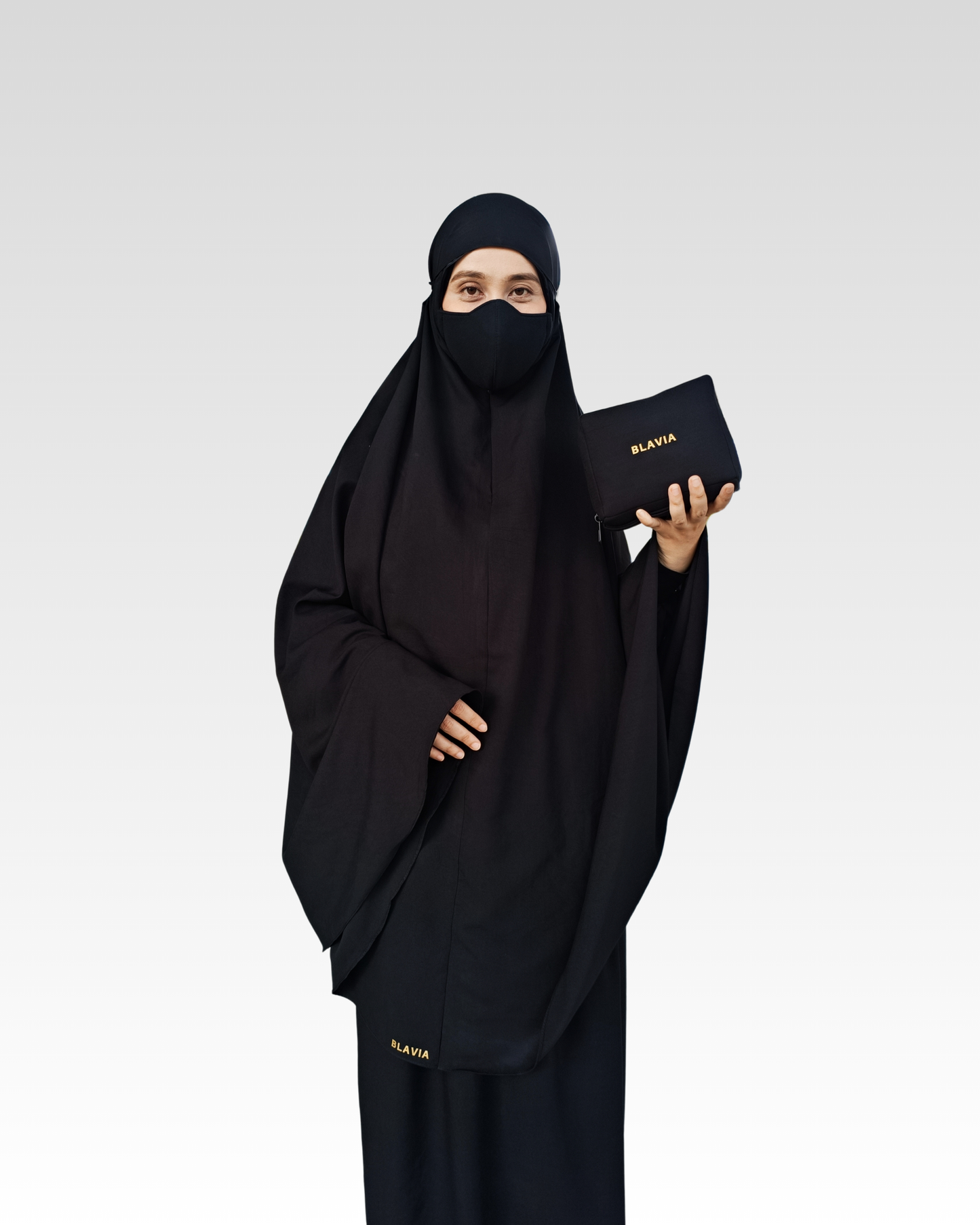 ZIPPER PRAYER GARMENT WITH MINI BAG