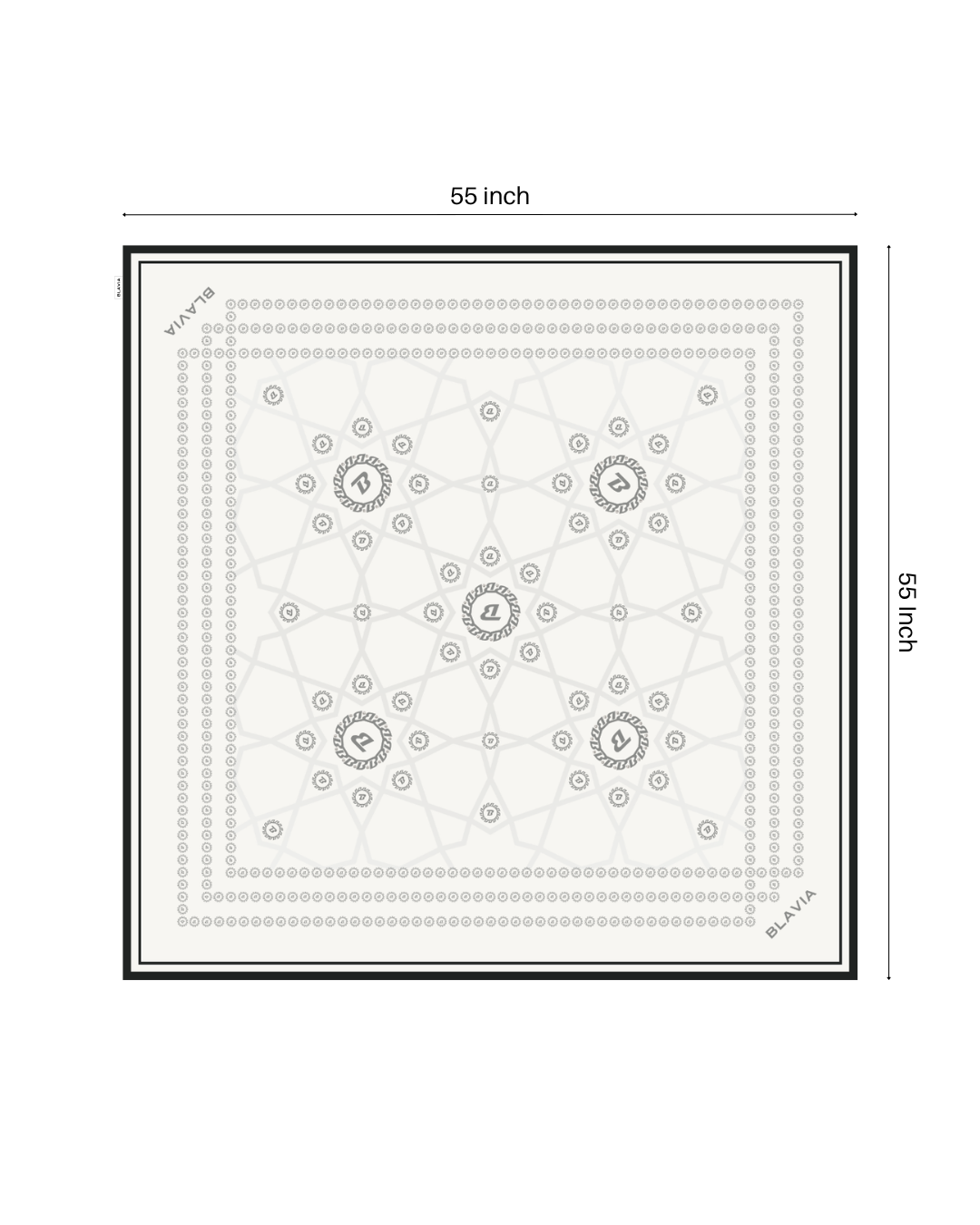 CIRCLE FRAME DIAMOND BAWAL 55