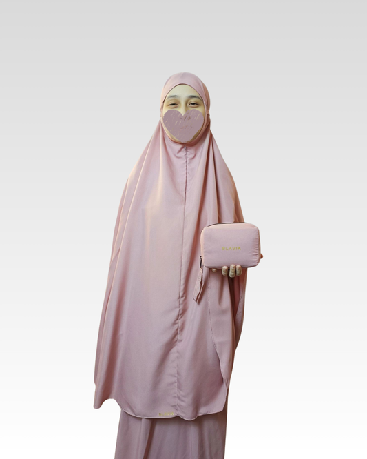 ZIPPER PRAYER GARMENT WITH MINI BAG