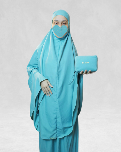 ZIPPER PRAYER GARMENT WITH MINI BAG